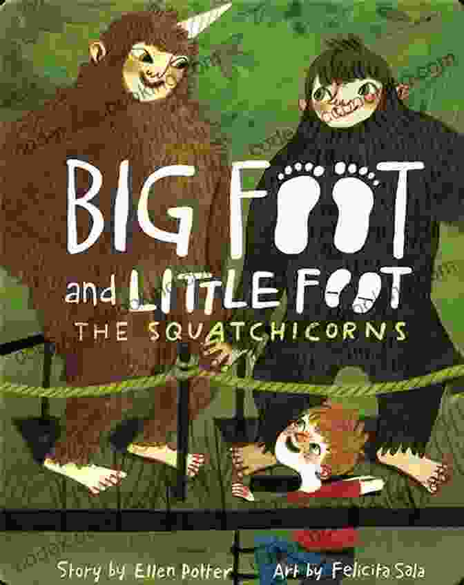 A Beautiful Illustration From The Squatchicorns: Big Foot And Little Foot The Squatchicorns (Big Foot And Little Foot 3)