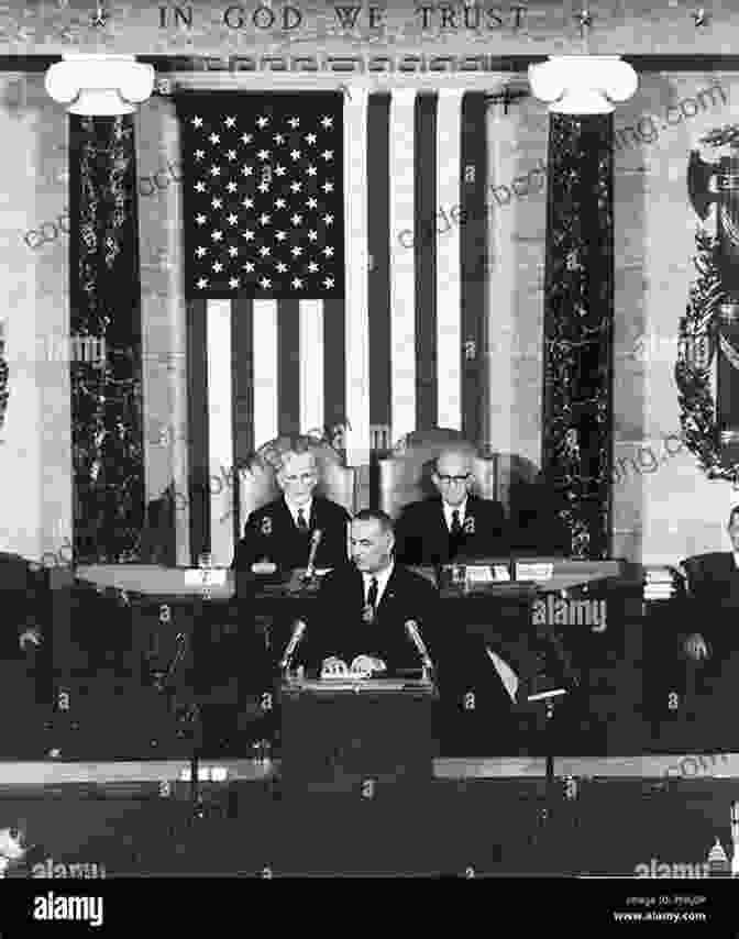 A Black And White Photograph Of Lyndon B. Johnson Standing At A Podium, Addressing A Crowd. Means Of Ascent: The Years Of Lyndon Johnson II