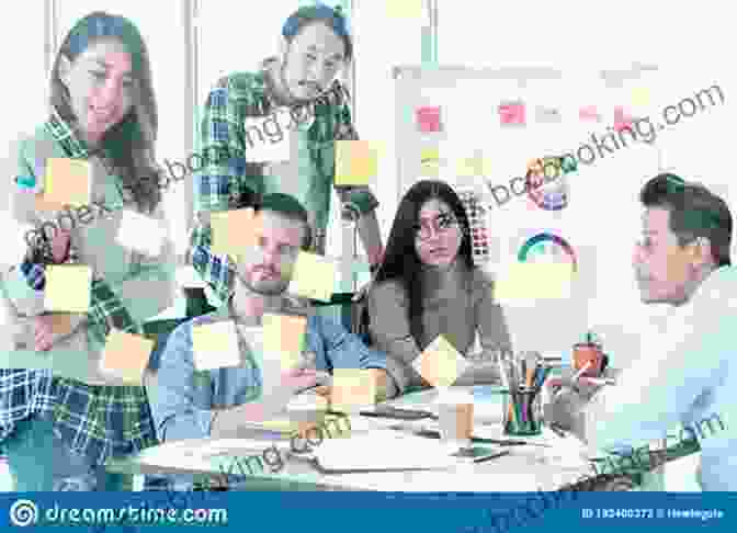 A Group Of People Brainstorming Around A Whiteboard With Sticky Notes And Markers Material Change: Design Thinking And The Social Entrepreneurship Movement