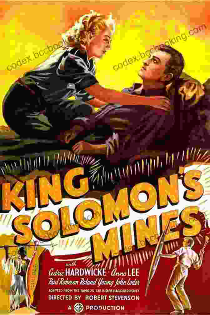 A Movie Poster For A Film Adaptation Of In Search Of King Solomon's Mines, Featuring Explorers On Horseback In Search Of King Solomon S Mines: A Modern Adventurer S Quest For Gold And History In The Land Of The Queen Of Sheba
