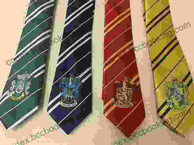 A Neatly Tied House Colors Tie With The Gryffindor Crest Prominently Displayed. The Unofficial Guide To Crafting The World Of Harry Potter: 30 Magical Crafts For Witches And Wizards From Pencil Wands To House Colors Tie Dye Shirts
