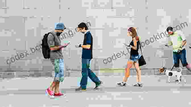 A Person Using A Smartphone While Walking Down A Busy Street, With A Thought Bubble Above Their Head Representing The Transformative Power Of Technology. Better Off: Flipping The Switch On Technology (P S )