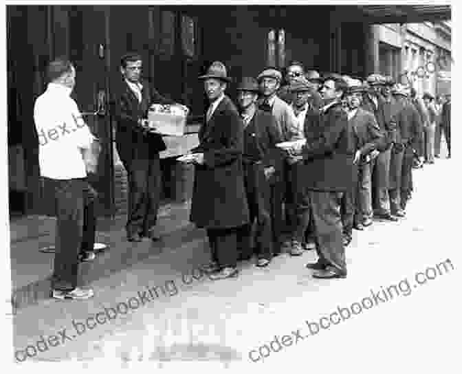 A Photograph Of A Breadline During The Great Depression, Depicting The Widespread Hunger And Poverty That Afflicted Countless Americans. The Great Contraction 1929 1933: New Edition (Princeton Classic Editions)