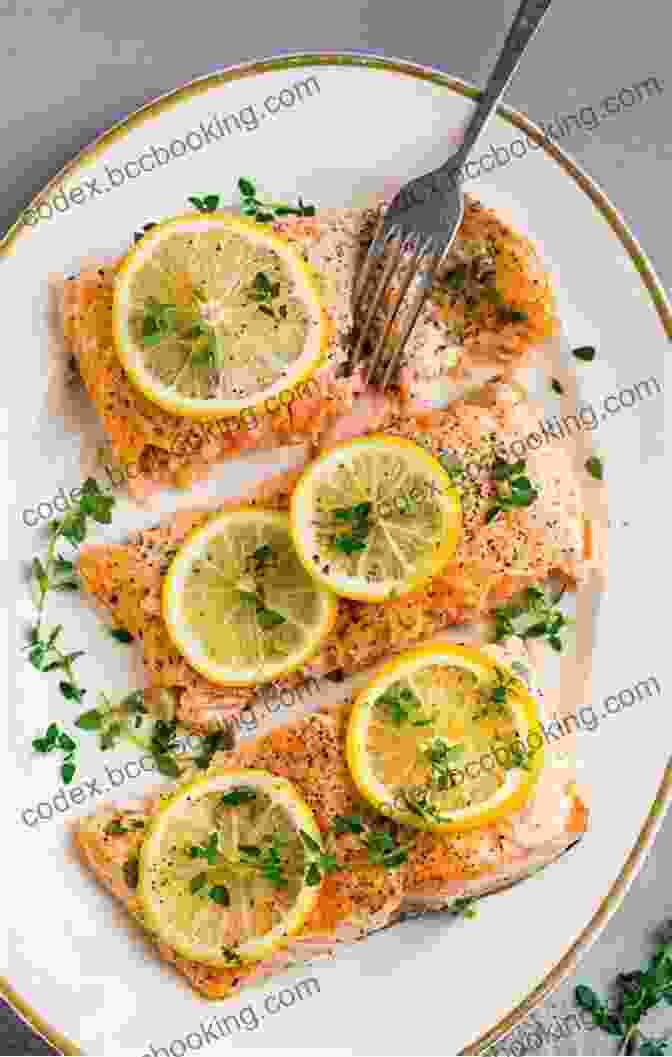 Air Broiled Salmon With Lemon And Herbs The Big Ninja Foodi Digital Air Fryer Oven Cookbook: Simpler Crispier Air Crisp Air Roast Air Broil Bake Dehydrate Toast And More Recipes For Anyone