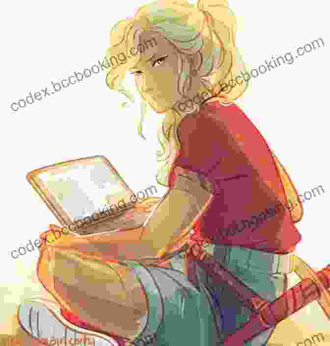 Annabeth Chase, A Young Demigoddess, Holding A Flashlight And A Map The House Of Hades (The Heros Of Olympus 4)