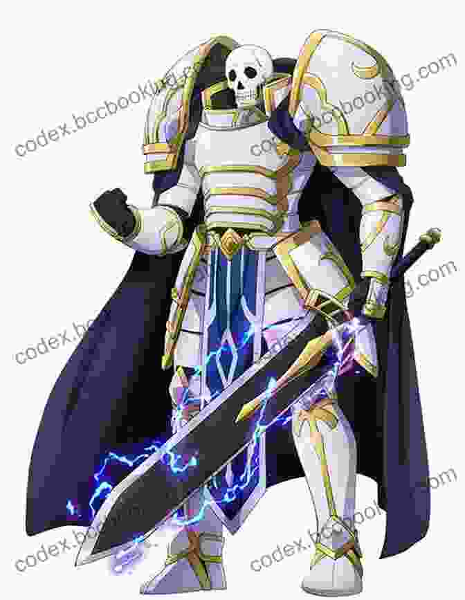 Arc Lalatoya, The Skeleton Knight, Brandishing His Sword In An Epic Battle Skeleton Knight In Another World Vol 2