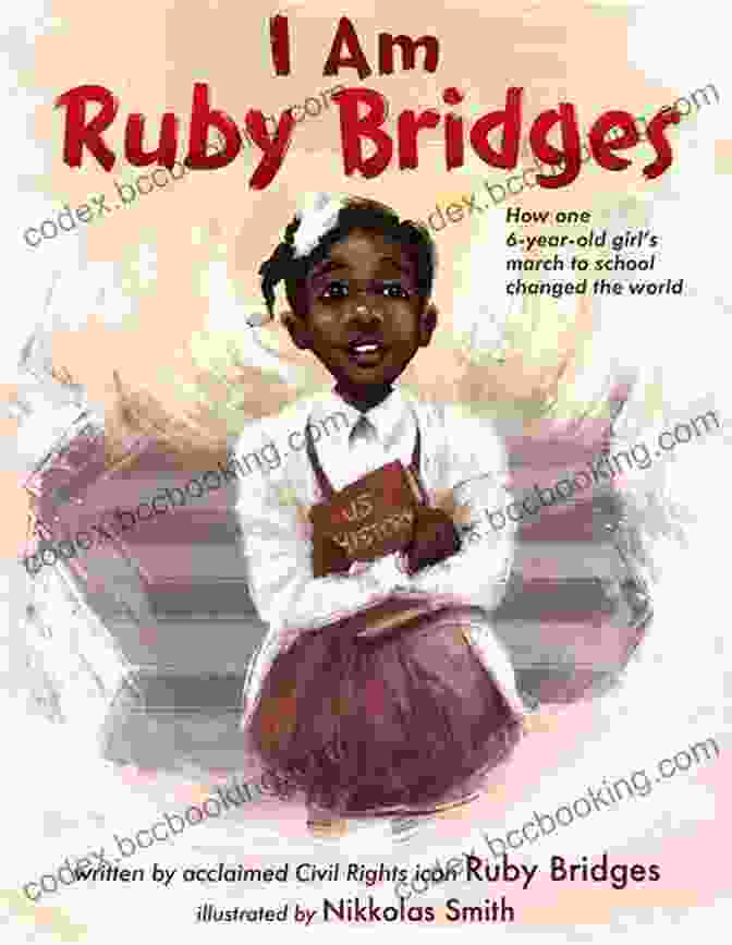 Book Cover Of 'This Is Your Time, Ruby Bridges' Featuring A Young Ruby Bridges Walking Confidently Towards An All White School This Is Your Time Ruby Bridges