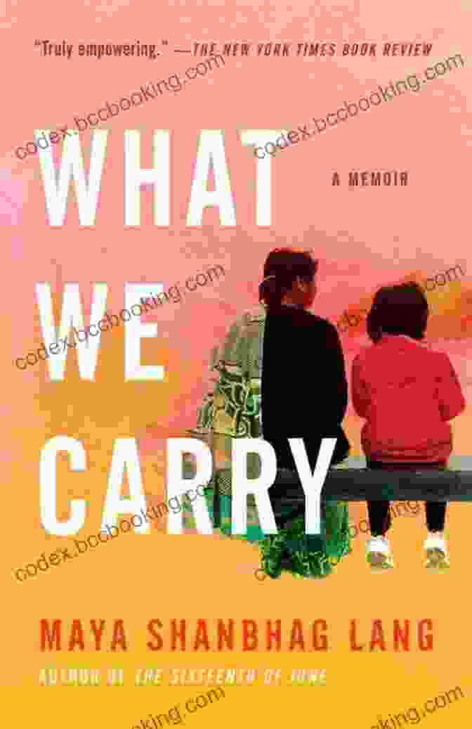 Book Cover Of 'What We Carry Memoir' Featuring A Deep Red Background With Intricate Golden Lettering, And An Intricate Pattern Of Intersecting Lines And Shapes, Evoking A Sense Of Interconnectedness And Shared Experiences What We Carry: A Memoir