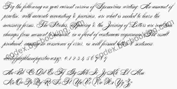 Calligraphy Sample In Spencerian Font Left Handed Calligraphy Love Poems Love Fonts : Eleven Poems Are Printed With Three Well Designed Fonts For Calligraphic Practices