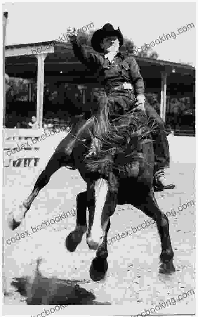 Casey Tibbs Riding A Bucking Bronc With Intensity And Determination Casey Tibbs Born To Ride
