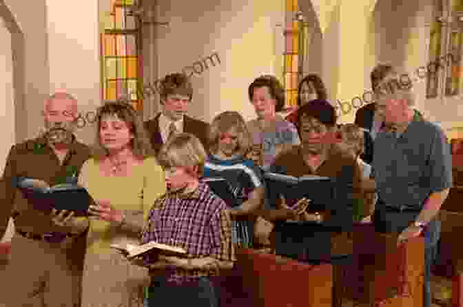 Congregation Singing Hymns During An Advent Service In A Church, With The Choir Leading From The Front Twas The Season Of Advent: Devotions And Stories For The Christmas Season ( Twas Series)