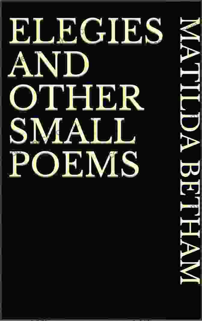 Cover Of 'Elegies And Other Small Poems' Featuring A Solitary Figure Gazing Out Over A Desolate Landscape. Elegies And Other Small Poems