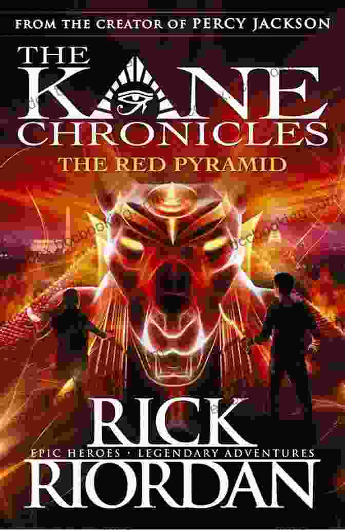 Cover Of 'The Red Pyramid: The Graphic Novel' Featuring Carter And Sadie Kane Standing In Front Of A Red Pyramid. Kane Chronicles One: The Red Pyramid: The Graphic Novel