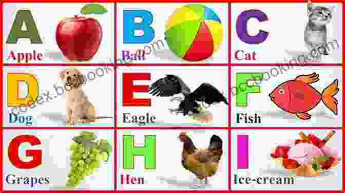 Dictionary Covering Words From 'apple' To 'zebra' English Picture Dictionary For Kids: A Board Game Colors Numbers Shapes ABC First Words And Phrases