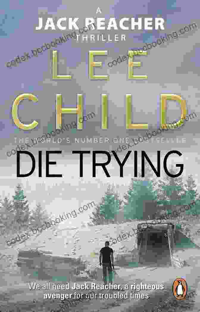 Die Trying Book Cover By Lee Child Featuring A Man With A Gun Standing In A Shadowy Alleyway Die Trying (Jack Reacher 2)