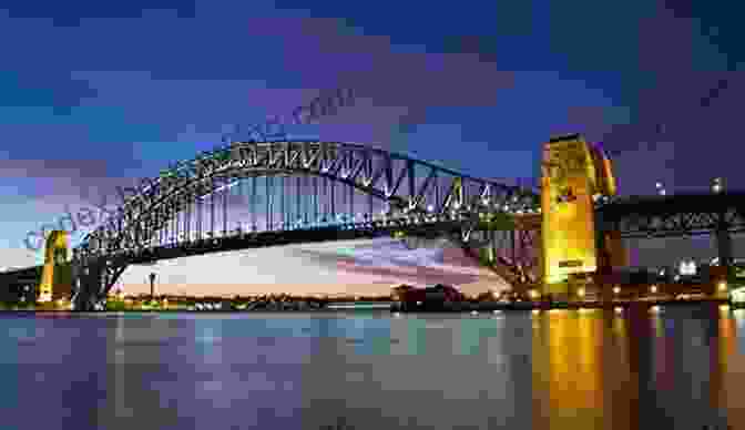 Iconic Sydney Harbor Bridge Australian Pictures Drawn With Pen And Pencil