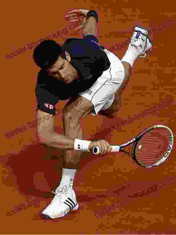 Novak Djokovic In Action, Facing His Opponent On The Tennis Court Facing Novak Djokovic Scoop Malinowski