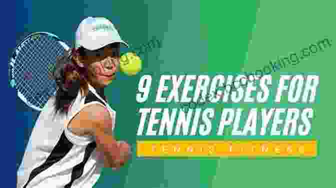 Tennis Player Performing Fitness Exercises The Mini Of Indoor Tennis Games : A Play At Home Tennis