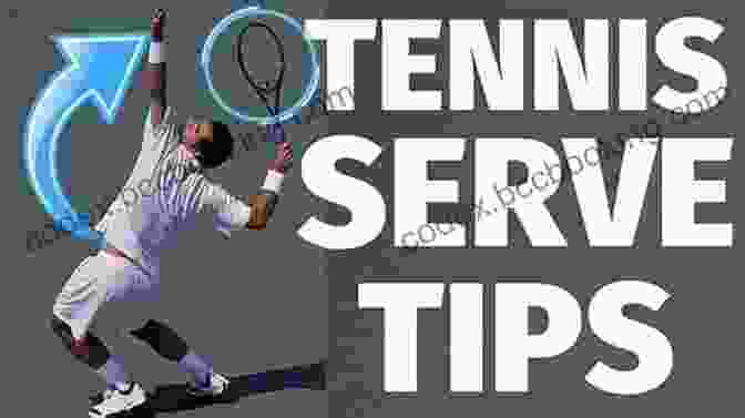 The Art Of The Serve Book Cover With A Tennis Racquet Swinging The Art Of The Serve
