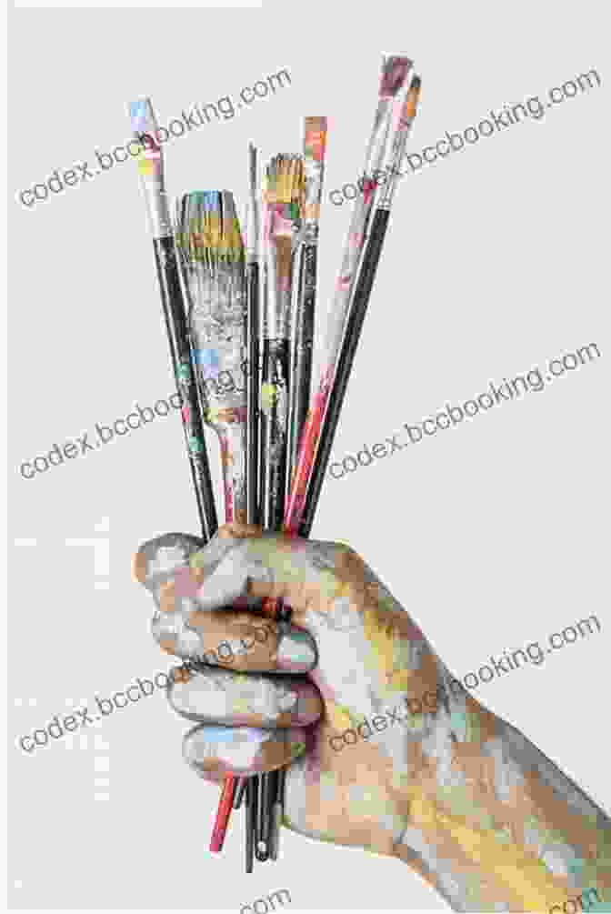 The Artist's Hand Holding A Brush, Delicately Applying Paint To A Canvas Painting Princesses (01 Painting Princesses 1)