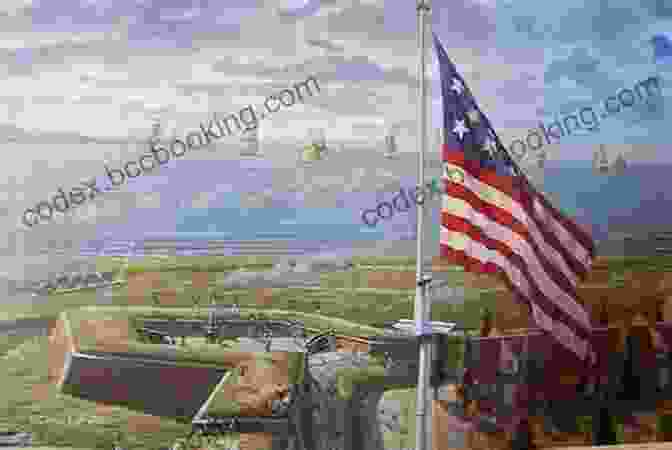 The Star Spangled Banner Fluttering Over Fort McHenry During The Battle Of Baltimore, As Depicted In The Graphic History Book. The Story Of The Star Spangled Banner (Graphic History)