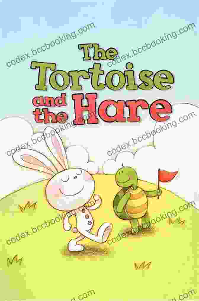 The Turtle And The Rabbit Tortoise And The Hare Book Cover With A Turtle And A Rabbit Racing The Turtle And The Rabbit (Tortoise And The Hare): An Easy Reader Chapter Book: (An Aesops Fable Retelling) (Magic Forest Adventures)