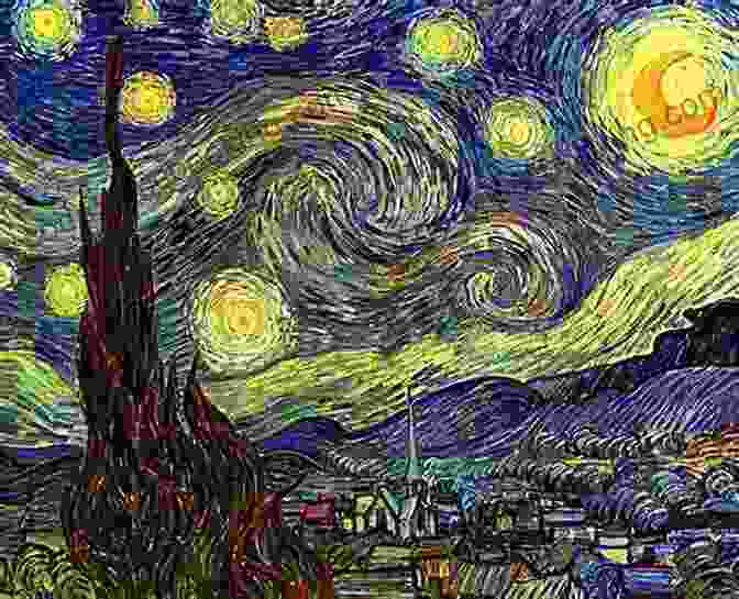 Vincent Van Gogh's Starry Night, 1889, A Swirling Masterpiece Of Vibrant Colors And Expressive Brushstrokes Artsy Words: Words For Art By Sri Koya And Jessica Lynette