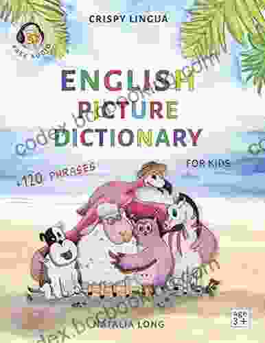 English Picture Dictionary For Kids: A Board Game Colors Numbers Shapes ABC First Words And Phrases